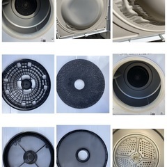 2020年製 日立 衣類乾燥機 純正ぴったりスタンド付属 DE-N60WV 動作確認 クリーニング済の画像