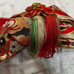 七五三 作り帯・はこせこ・扇子の画像