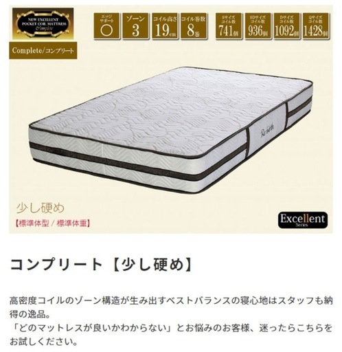 マットレスダブルサイズ