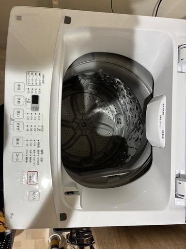 ニトリ製 6.0kg 全自動洗濯機 2021年製 動作確認済み