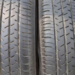 バリ溝２０２４年ＢＳ製夏タイヤ純正アルミホイールセット１５５／６５Ｒ１４　４本セットの画像