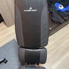 エアロバイク「折りたたみ」と筋トレベンチセット。本日取引で3000の画像