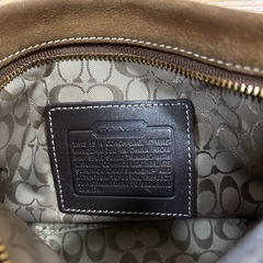 coach スウェード ショルダーの画像