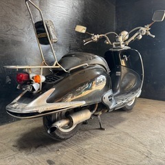 ★支払い総額4.8万円★関東圏内即日配送可能！ホンダ ジョーカー50 AF42 車格の大きい50cc！社外チャンバー！シーシーバー！の画像