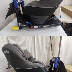 Aprica アップリカ クルリラ プレミアム チャイルドシート ベビーシート グレー 8AP72DBAJ／体重2.5kg(新生児)から18kg(4歳頃)まで◆買取帝国 朝霞店の画像