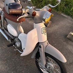 リトルカブ　スーパーカブ　ハンターカブ　カスタムカブ　チョッパーカブ　車体　本体　コブラシート　ナポレオンミラー　好きへの画像