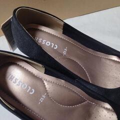 closshi 新品23.5㌢パンプスヒール6㌢の画像