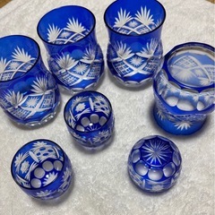 切子セット　小サイズ3個　中サイズ4個の画像