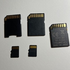 SDカードとアダプターセットの画像