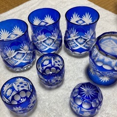 切子セット　小サイズ3個　中サイズ4個の画像