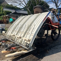 クボタ　田植機 4条植え 6馬力　4WD　乗用型　田んぼ　水田　SPK4 ガソリン 農機具 田植え機 宮崎 簡易始動動画ありの画像