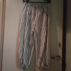 ゆったりサイズ　ストライプパンツ　5Lサイズの画像