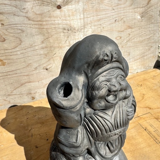 新品　大黒様 置物 うちでの小槌付き 縁起物 商売繁盛 開運 インテリア　鬼瓦 ⑦ 価格交渉承ります✨ 新品 大黒様 置物 うちでの小槌付き 縁起物