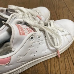 アディダス adidas スタンスミス　 ホワイト　ピンク　stan smithの画像