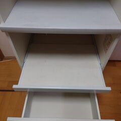【食器棚／カップボード／レンジ台】キャビネット／キッチン収納の画像