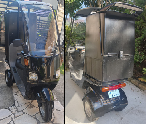 ジャイロキャノピー4スト（ブラック）、普通に走ります、オプション多数