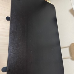 ダイニングテーブル　食卓　黒の画像