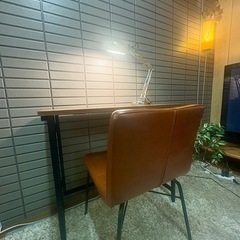 【2台有】折り畳みデスク　山善　パタパタデスク（ハイ/幅80cm） RPST-8040Hの画像