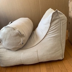 1人ソファ山善ごろ寝ソファの画像