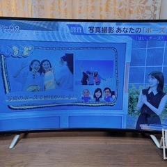 48型曲面液晶テレビ②の画像