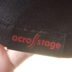 冷感Tシャツ　across stage ラグランスリーブ 黒/青　Ｌサイズの画像