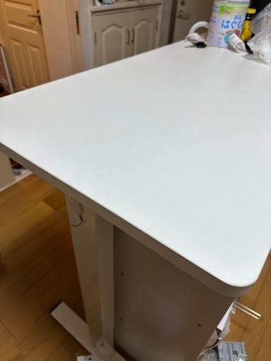 【取引中】Flexispot 昇降デスク　机　ホワイト　120cm x 60cm