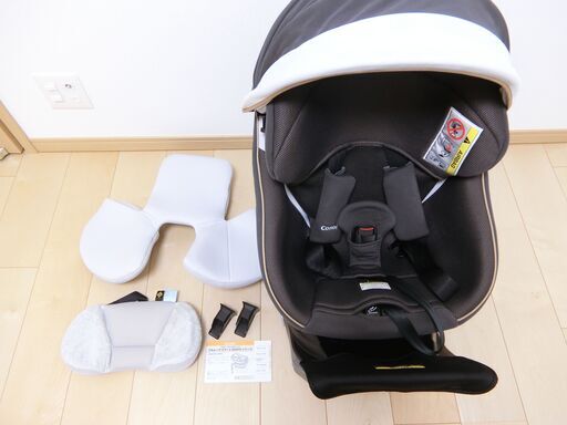 コンビ チャイルドシート クルムーヴ スマート 回転式 エッグショック ISOFIXシリーズ 新生児から 状態良好