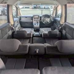 8人乗り☆月々1.2万円〜分割払い可❗️車検2年付き！大人気☆三菱 デリカD:5☆HDDナビ付き☆DVDも見れます☆便利なバックカメラ付き☆電動スライドドア☆社外アルミ☆ドライブレコーダー付きのフル装備☆車内広々三列シート‼️の画像