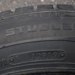 2019年製ダンロップスタッドレスWM01 195/65R15 中古4本　プリウスプレミオ等の画像