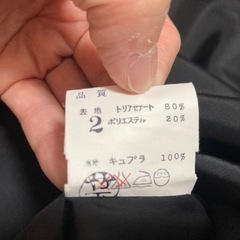 ラピーヌ　半袖ひざ丈ワンピース Vネック　黒の画像