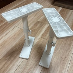 HEIAN SHINDO 家具転倒防止突っ張り棒ホワイト取付高さ 27〜35cmの画像
