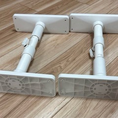 HEIAN SHINDO 家具転倒防止突っ張り棒ホワイト取付高さ 27〜35cmの画像