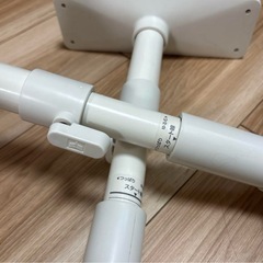 HEIAN SHINDO 家具転倒防止突っ張り棒ホワイト取付高さ 27〜35cmの画像