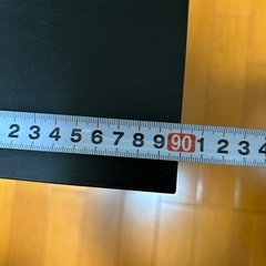 【決まりました】IKEA テーブル 黒　 55cm×90cm×45cmの画像