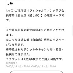大人2枚 レバンガカップ 9/14(日) 1日通し券の画像