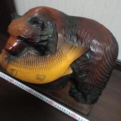 北海道土産　ヒグマの置物の画像
