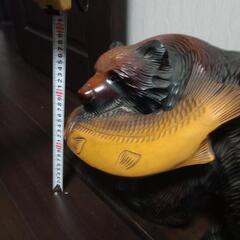 北海道土産　ヒグマの置物の画像