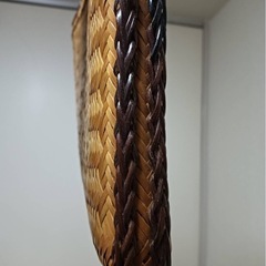 竹製クラッチバッグ 横33センチ 縦24の画像