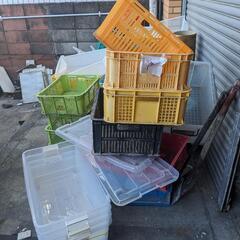 倉庫片付け中 プラケースなどケースあげます。の画像