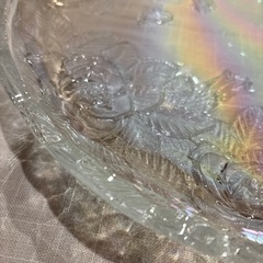 ガラスの大皿の画像