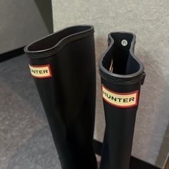 Hunterの長靴　ネイビーの画像