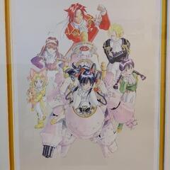 ジモティー価格【直筆サイン入り！】サクラ大戦　リトグラフ「花」藤島康介　複製原画の画像