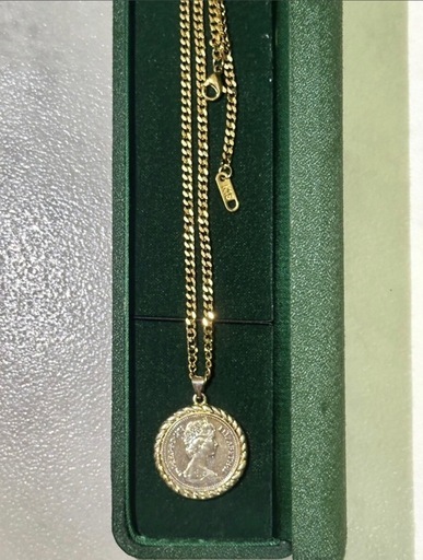 k18刻印あり　ネックレス