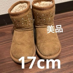 キッズ ムートンブーツ 15cm/17cmの画像