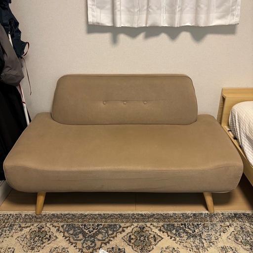 モダンデコ　2人掛けソファ  北欧家具