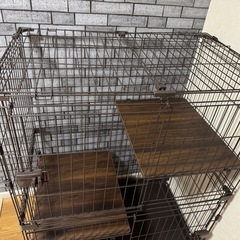 猫 ゲージ 3段の画像