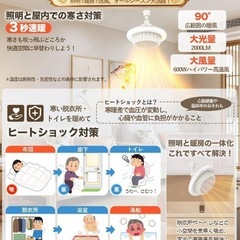【新品未開封】電気ファンヒーターの画像