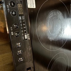 IHクッキングヒーター 2口 タッチパネル
の画像