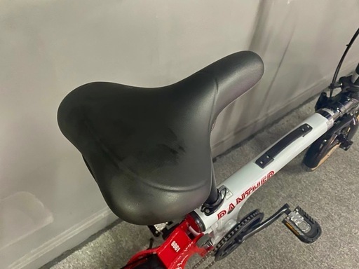 16インチ 軽量アルミPANTHER 三折りたたみ自転車 シングルスピード