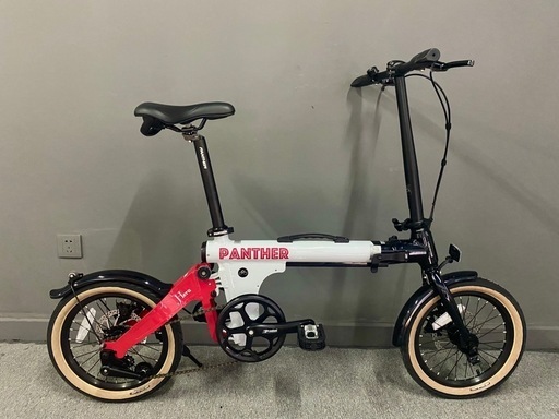 16インチ 軽量アルミPANTHER 三折りたたみ自転車 シングルスピード 16インチ 軽量アルミPANTHER 三折りたたみ自転車 シングル